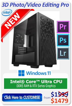 Intel 14th Gen desktop computer for the Professional