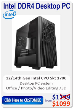 Intel 14th Gen desktop computer for the Professional