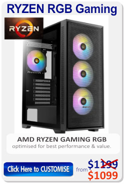AMD Ryzen Custom RGB Gaming Computer